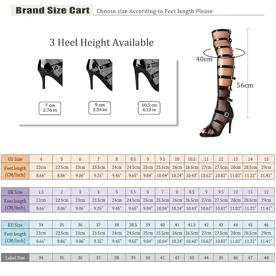 Brand Women Gladiator Boots Thigh High for Burju Dance Class